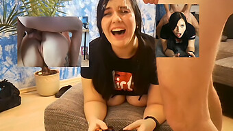 Corrida Facial Para Chica Gamer Cachonda En Video De 60fps