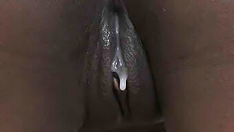 Big Black Cock Fills Up Tight Vagina