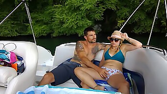 Boat Ride Ends With Wife'S Handjob And Cumshot