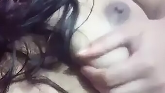 18-Year-Old With Big Nipples And Hairy Pussy