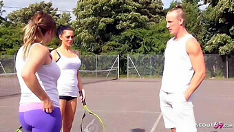 Hot Mature Mom Jess Gets Her Pussy Filled By A Big Cock After A Tennis Match