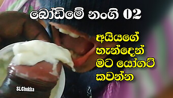 Sri Lankan Girl Gives A Blowjob And Gets A Cumshot