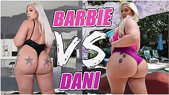 Mz Dani Und Ashley Barbie Kämpfen In Einer Wunderschönen Showdown Mit Epischen Ausmaßen