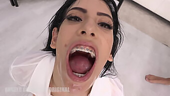 Cumming In Her Mouth And Pussy - Double Penetration With Pee And Anal Creampie