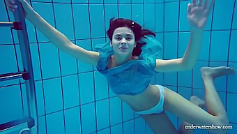 Russian Beauty Marusia'S Underwater Swim In Sexy Bikini