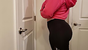 My Big Ass In Yoga Pants And New Lingerie