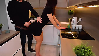 Neighbor Gives Me A Rough And Intense Fuck In The Kitchen