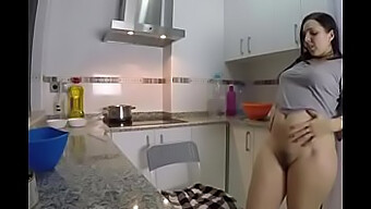 Real Amateur Couple Has Sex In The Kitchen