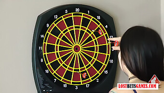 Lesbian Game Of Strip Darts With Amazing Results