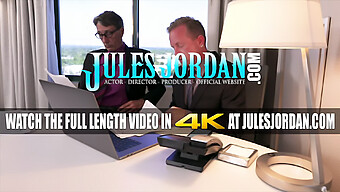 To Mænd Får En Smagsprøve På Jules Jordans Stramme Fisse