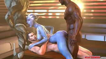 Les Gros Seins Et Le Cul De Liara T'Soni Se Font Baiser Dans Une Vidéo Porno Animée