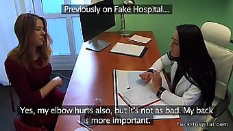 Lesbian Babe Gets Fucked By Nurses And Doctors