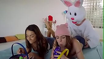 Bunny'S Easter Surprise With A Good Cocksucker