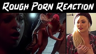 Girls React To Rough Sex In This Video Featuring Dahlia Sky, Adriana Chechik, And Rilynn Rae