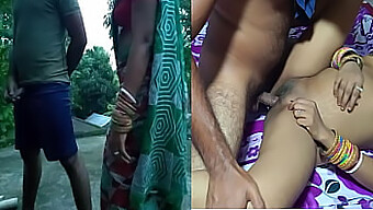 Caught On Camera: Desi Neighbor Bhabhi Shakes Cock On The Roof